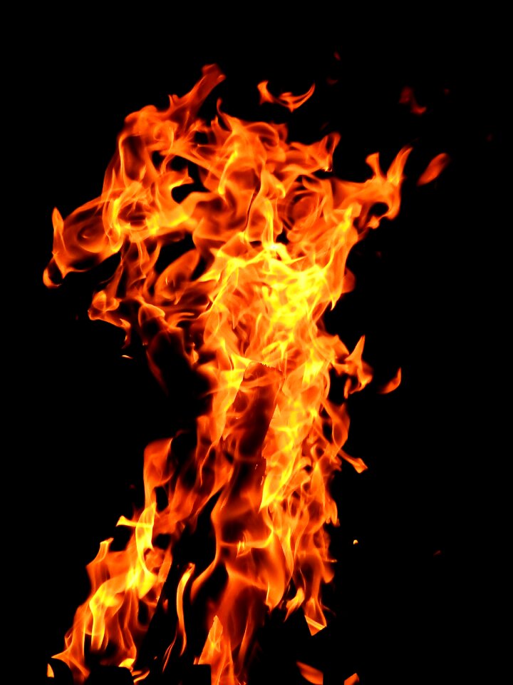 Wood fire hot brand