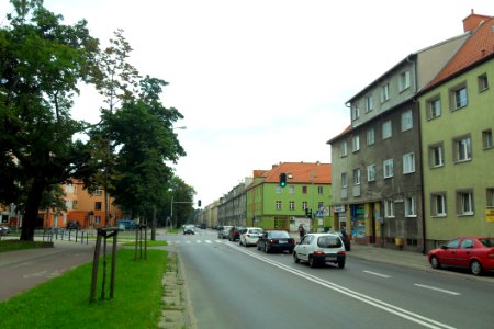 Gdańsk ulica Kościuszki (skrzyżowanie z ulicą Chrobrego)