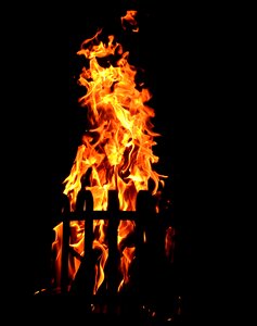 Wood fire hot brand