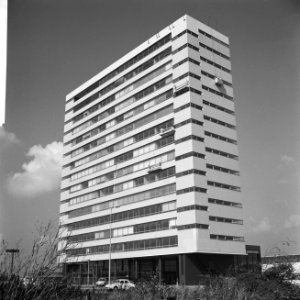 Gebouw voor vliegtuigbouwkunde in Delft (exterieur), Bestanddeelnr 918-1547