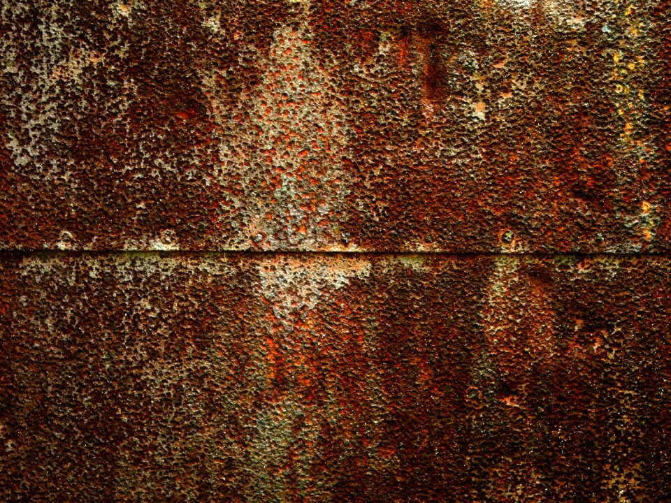 Rusty structure iron
