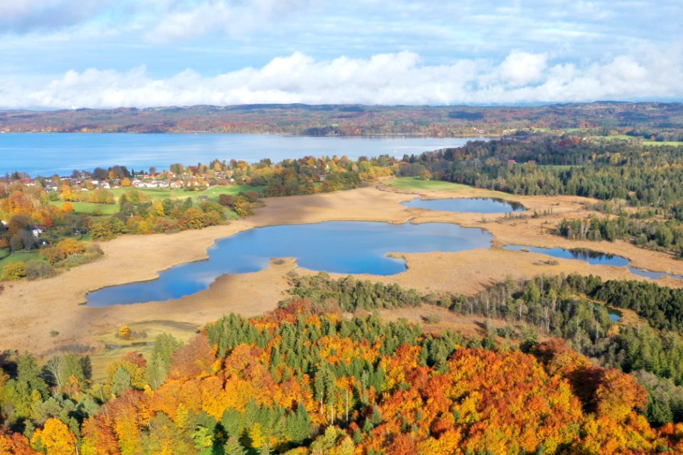 Gartensee ursee luftbild