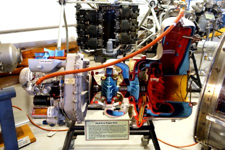 Garrett-AiResearch GTC85 - Auxiliary Power Unit for Boeing 727-100 and 727-200 aircraft - Hiller Aviation Museum - San Carlos, California - DSC03059