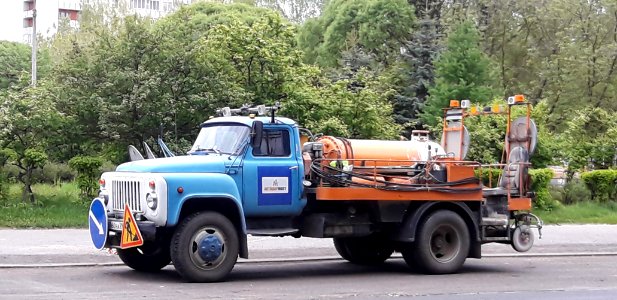GAZ truck for road marking (02) photo