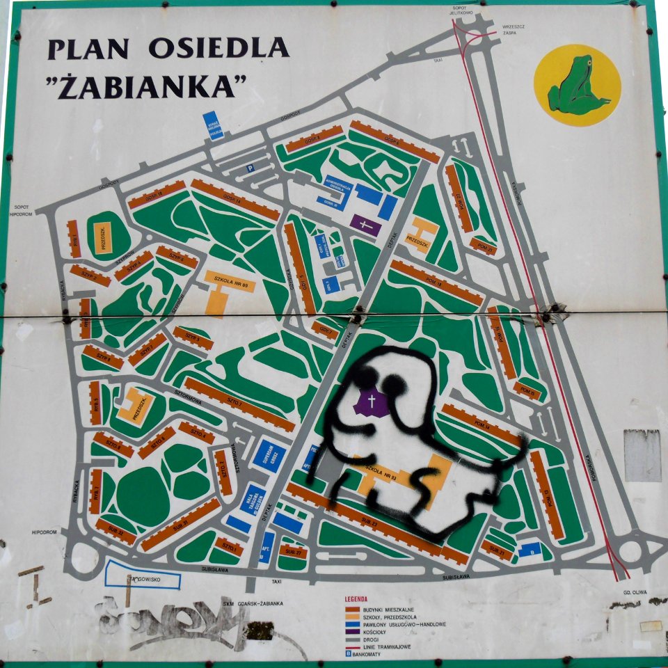 Gdańsk Żabianka plan