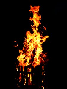 Wood fire hot brand