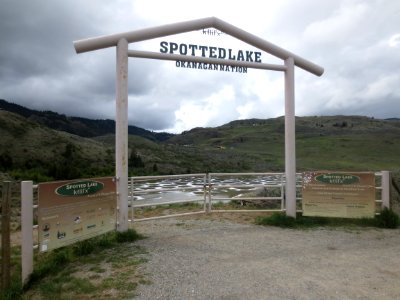Gateway to Ktlil'x (Spotted Lake) a medicine lake for the Okanagan people photo