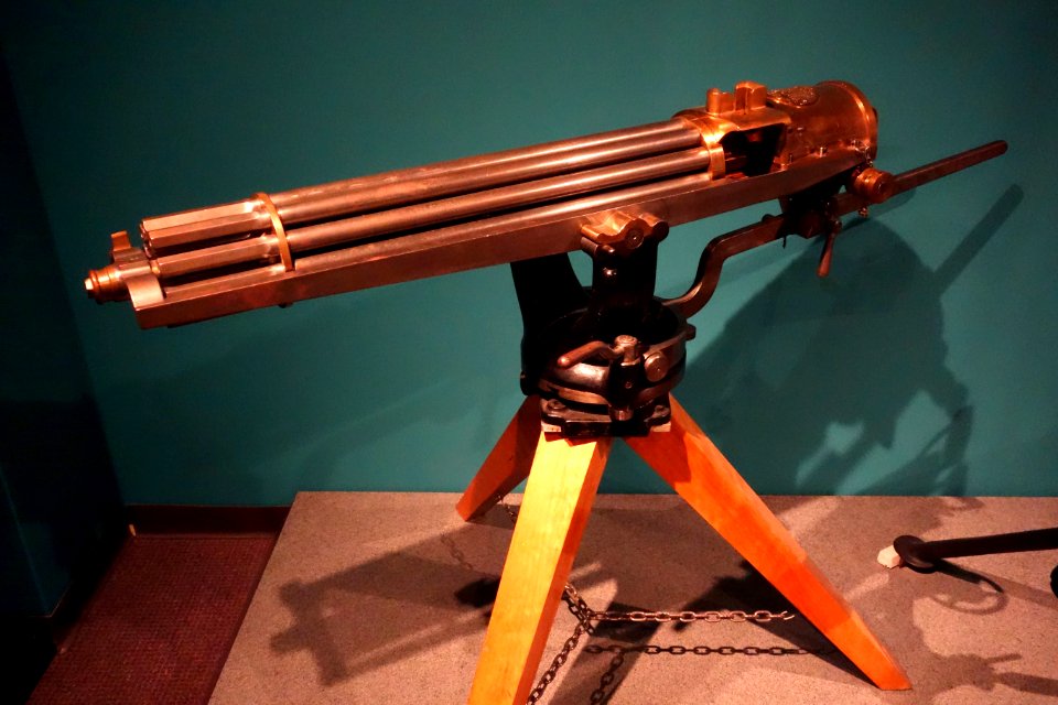 Gatling Gun, United States, Model 1875 - Glenbow Museum - DSC00826