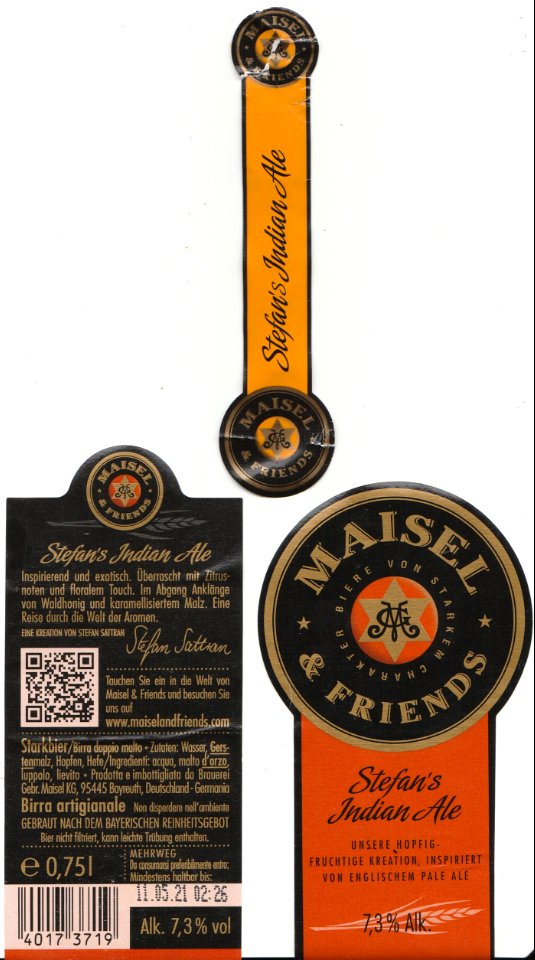 Gbr. Maisel KG - Stefan's Indian Ale