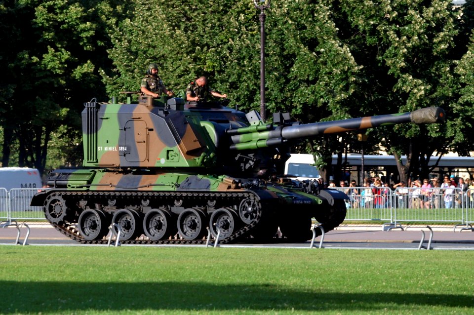 GCT 155mm AUF1, French army licence registration '6854 0068', St Mihiel 1894, photo-1 (cropped)