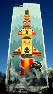 Gdańsk ulica Pilotów 18 (mural)