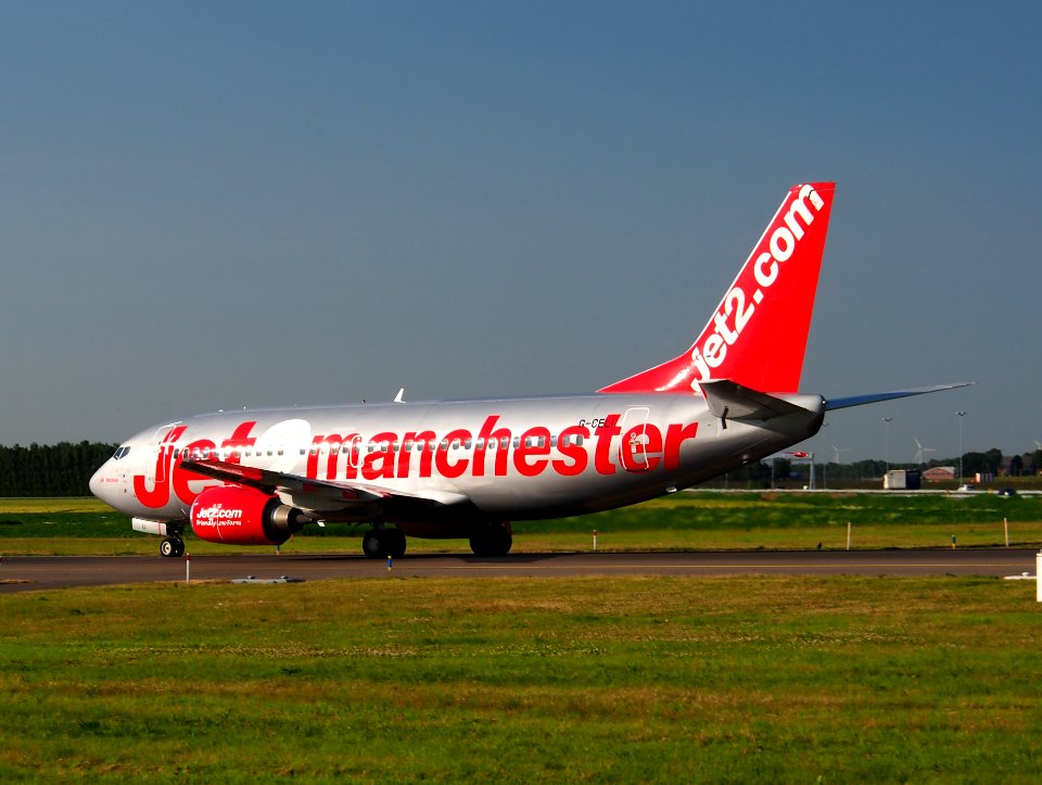 G-CELI Jet2 Boeing 737-330 - cn 23526 taxiing 18july2013 pic-008