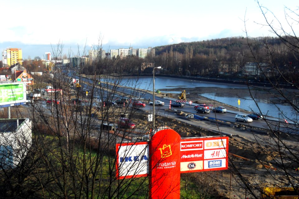 Gdańsk Trasa Słowackiego w budowie