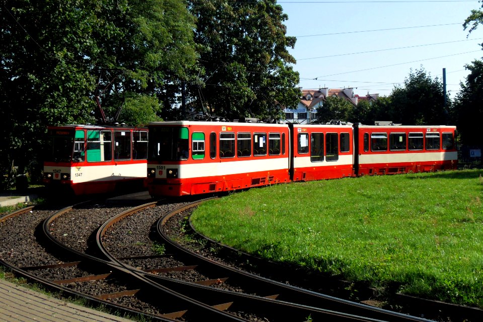 Gdańsk Strzyża pętla i tramwaje