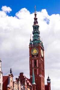 The cathedral clock building