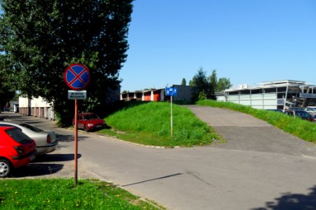 Gdańsk garaże przy ulicy Dąbrowszczaków