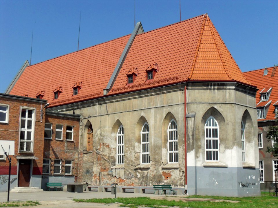 Gdańsk dawny kościół św. Ducha - tył