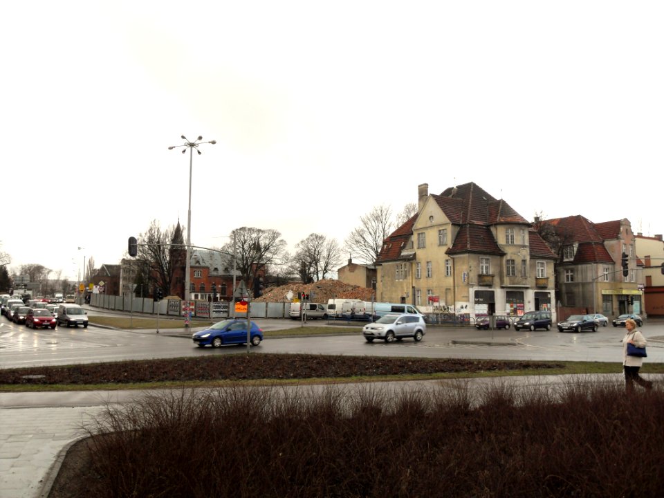 Gdańsk skrzyżowanie Grunwaldzkiej i Słowackiego–kwiecień 2011