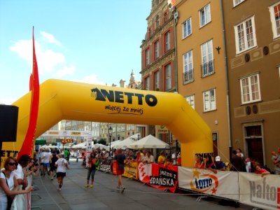 Gdańsk ulica Długa – Bieg św. Dominika 2012