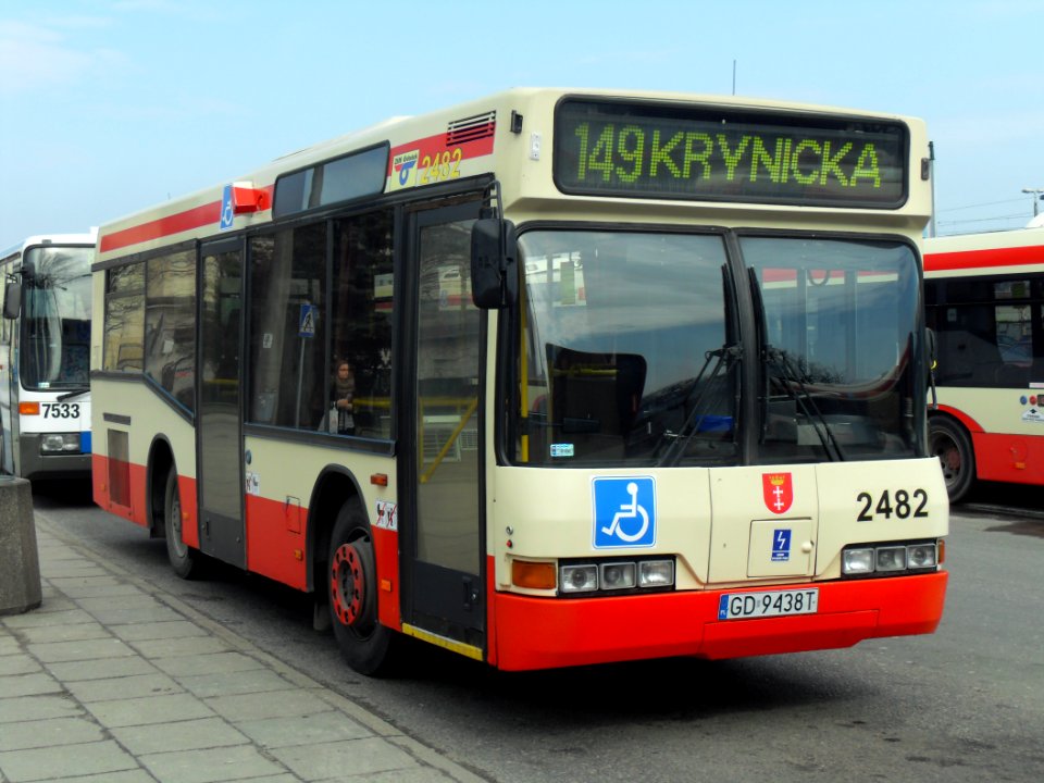 Gdańsk ulica Dmowskiego (autobus 149)