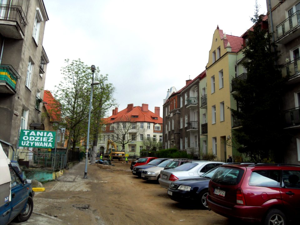 Gdańsk ulica Dekerta (remont)