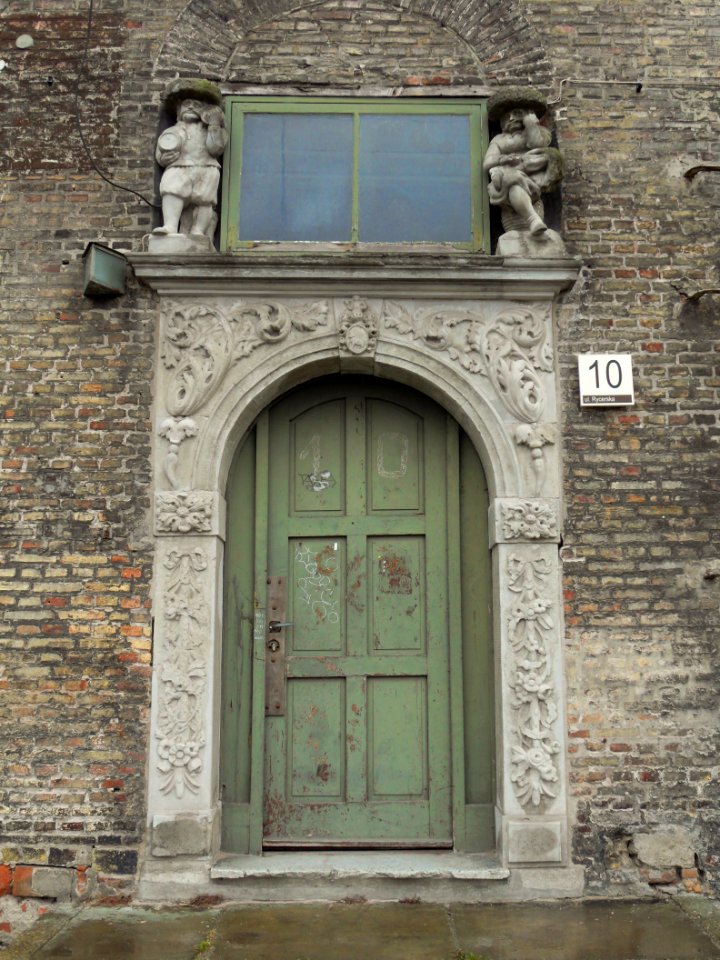 Gdańsk ulica Rycerska 10 – portal
