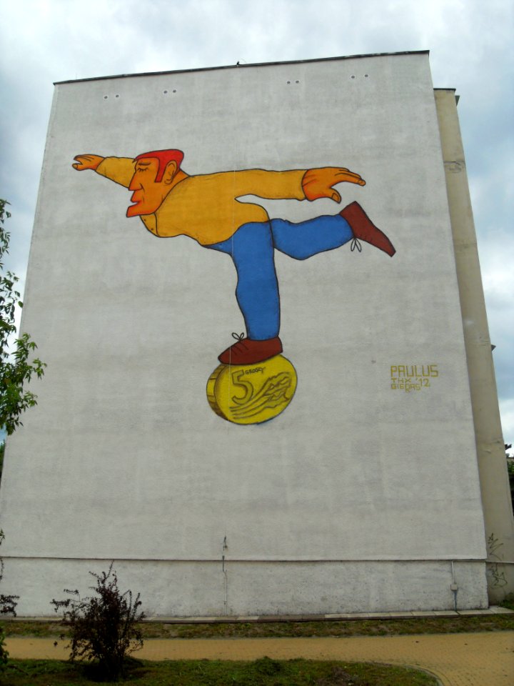 Gdańsk ulica Skarżyńskiego 8 (mural)