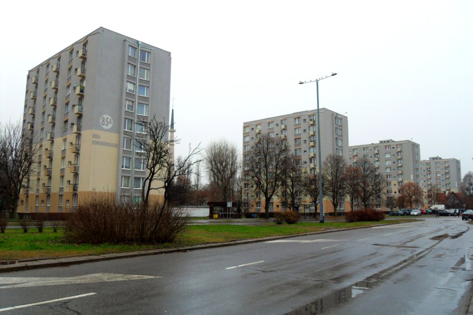 Gdańsk ulica Bora-Komorowskiego 85A, 86A, 87A i 88A