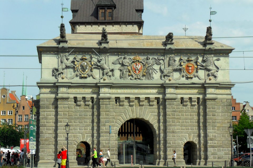Gdańsk Brama Wyżynna 2012 – fasada zachodnia