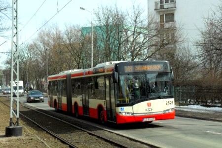 Gdańsk ulica Gdańska i autobus 148