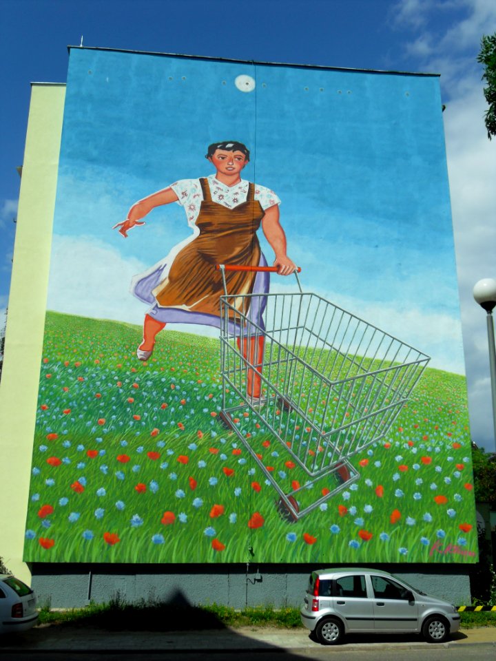 Gdańsk ulica Bajana 5 (mural)