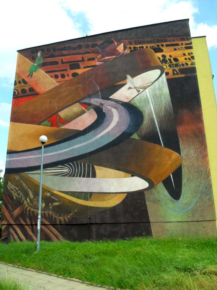Gdańsk ulica Bajana 11 (mural)