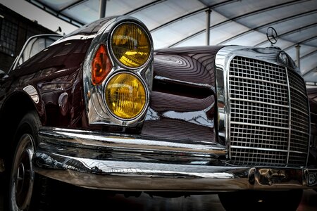 Classic mercedes benz vehicle photo