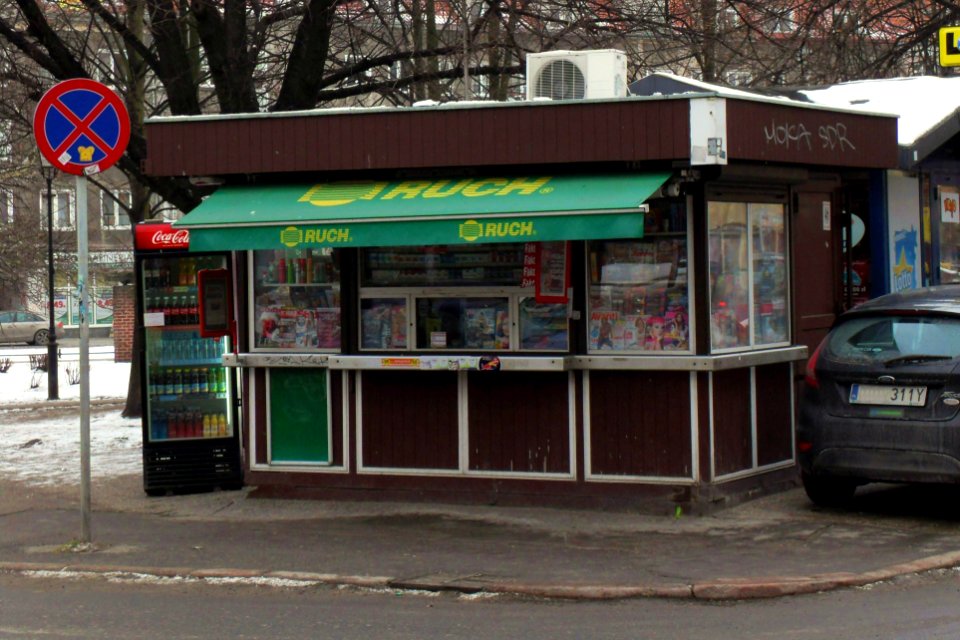 Gdańsk ulica Szeroka – kiosk