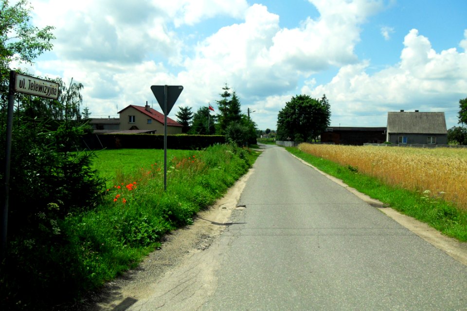 Gdańsk ulica Telewizyjna (skrzyżowanie z ulicą Radarową)