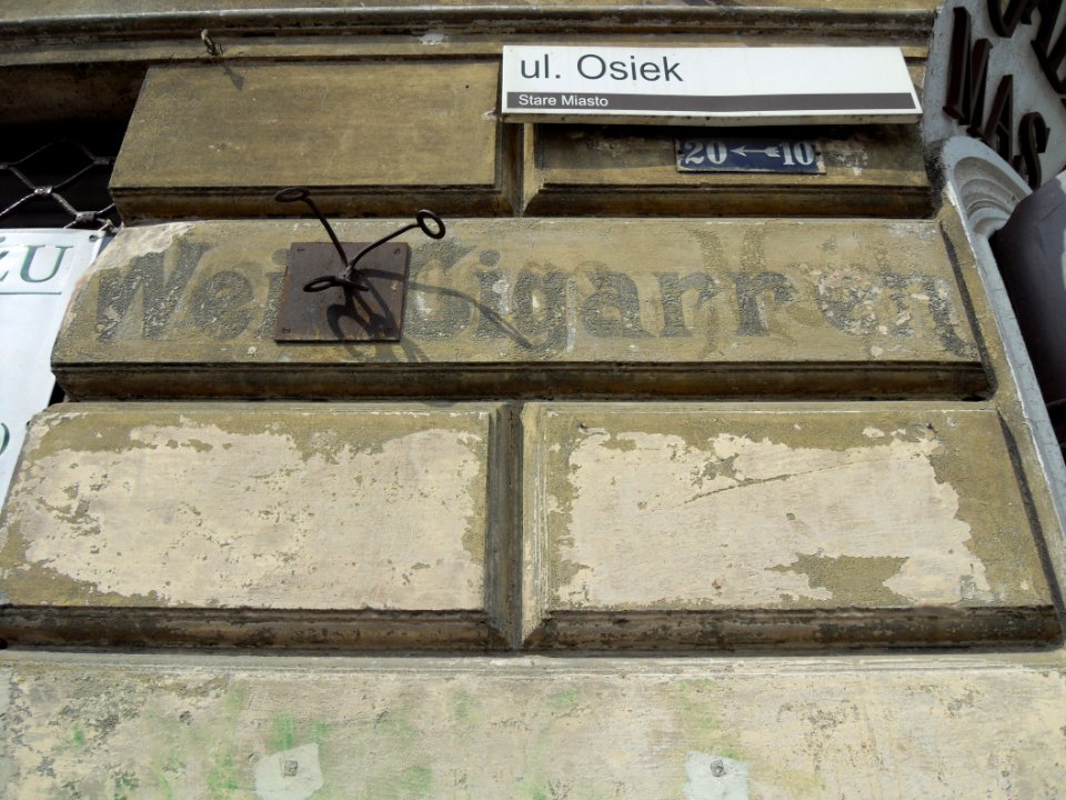 Gdańsk ulica Osiek 10 (detal)
