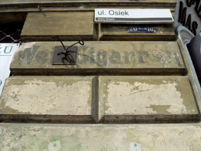 Gdańsk ulica Osiek 10 (detal)