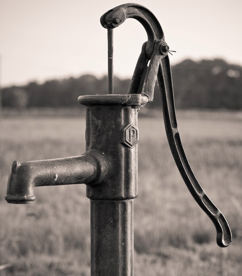 Pump garden irrigation