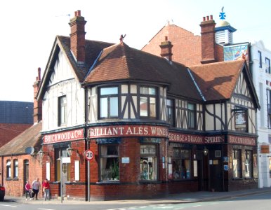 George and Dragon pub, 137 Kingston Road, Buckland, Portsmouth (March 2019) (1)