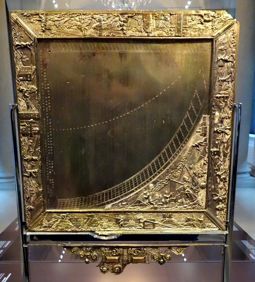Geometric square, Christoph Schissler, Augsburg, 1569, severely damaged in 1945 - Mathematisch-Physikalischer Salon, Dresden - DSC07996