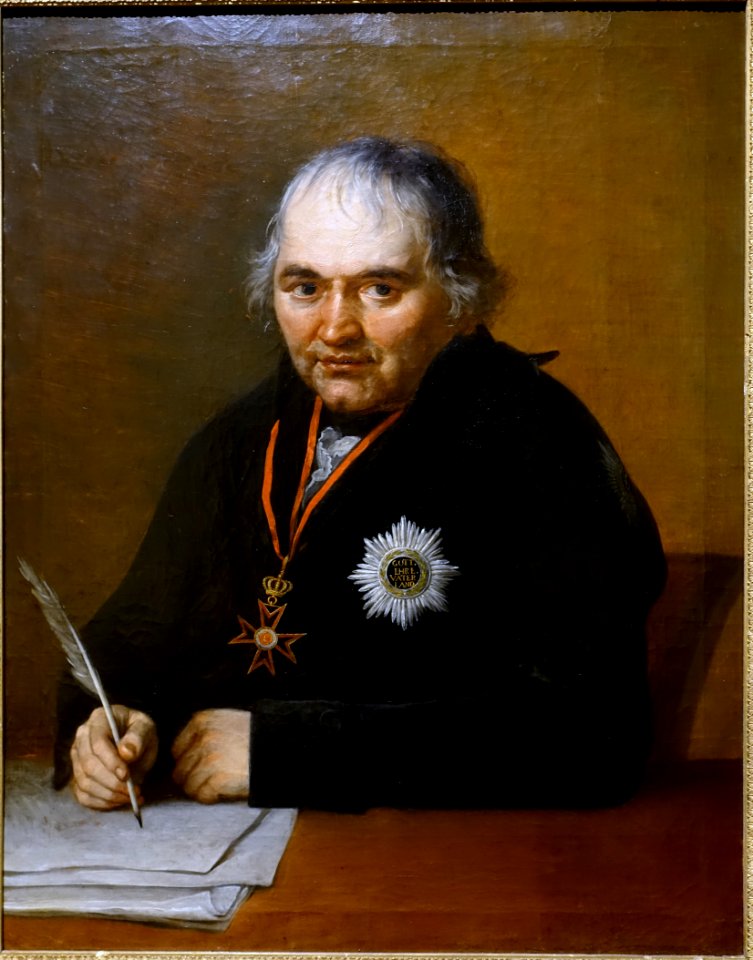 Georg Joseph Vogler, the musical abbot, by Joseph Hauber, 1808, oil on canvas - Hessisches Landesmuseum Darmstadt - Darmstadt, Germany - DSC01174