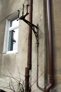 Gdańsk ulica Twarda 1 – stara lampa gazowa
