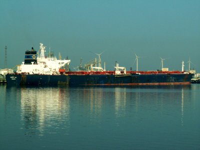 Genmar Gulf p3 docked at the Caland canal, Port of Rotterdam, Holland 01-Jul-2006