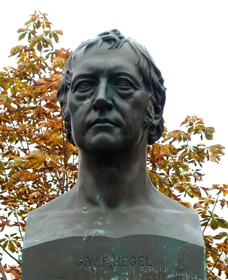 Georg Wilhelm Friedrich Hegel by Gustav Blaeser - Hegelplatz, Berlin, Germany - DSC02394