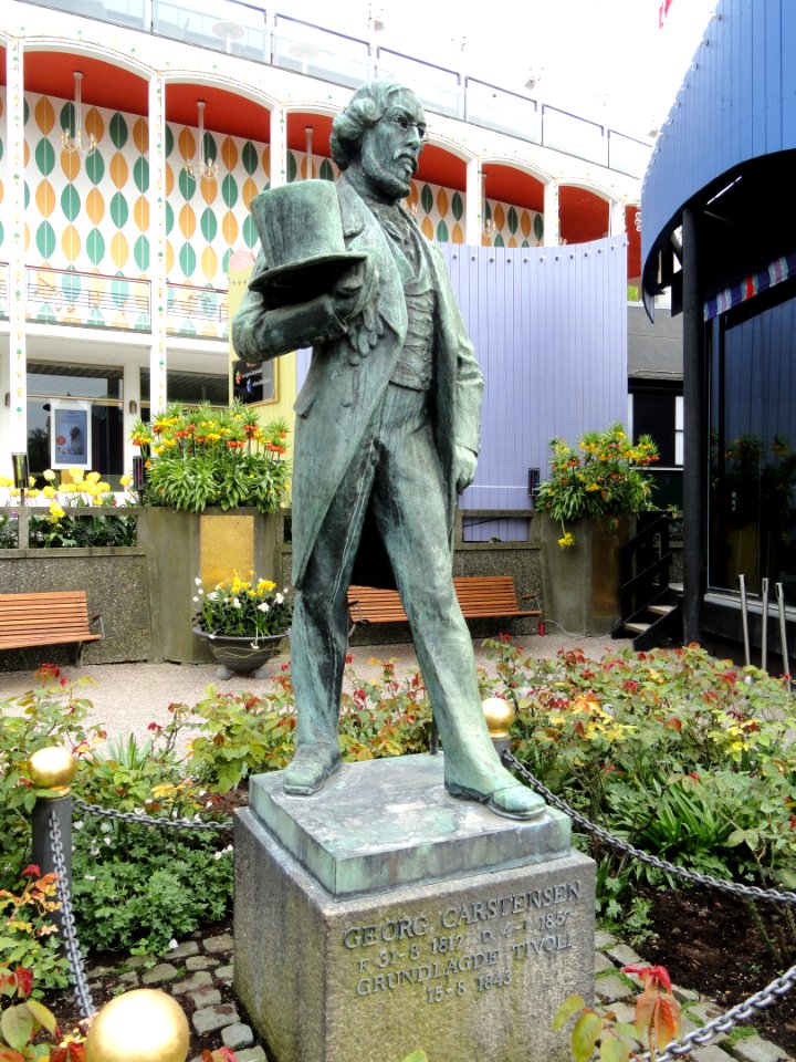 Georg Carstensen memorial - Tivoli Gardens, Copenhagen - DSC08367