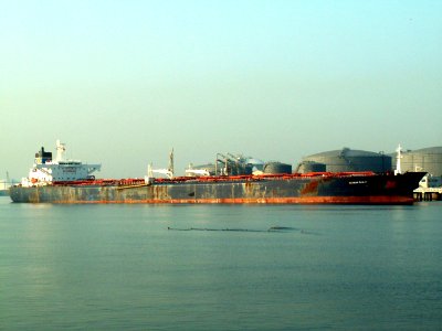 Genmar Gulf p2 docked at the Caland canal, Port of Rotterdam, Holland 01-Jul-2006