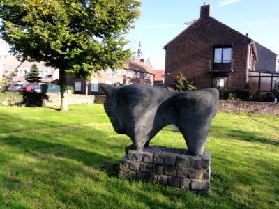 Gennep, sculptuur de stier