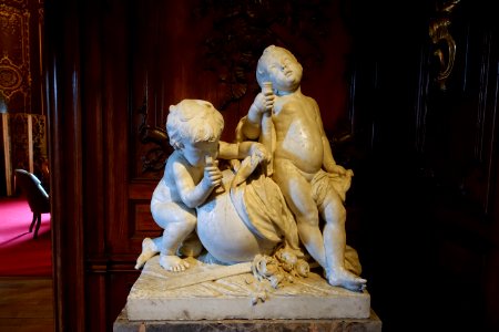 Geography and Astronomy, by Félix Lecomte, France, 1778 - Waddesdon Manor - Buckinghamshire, England - DSC07635