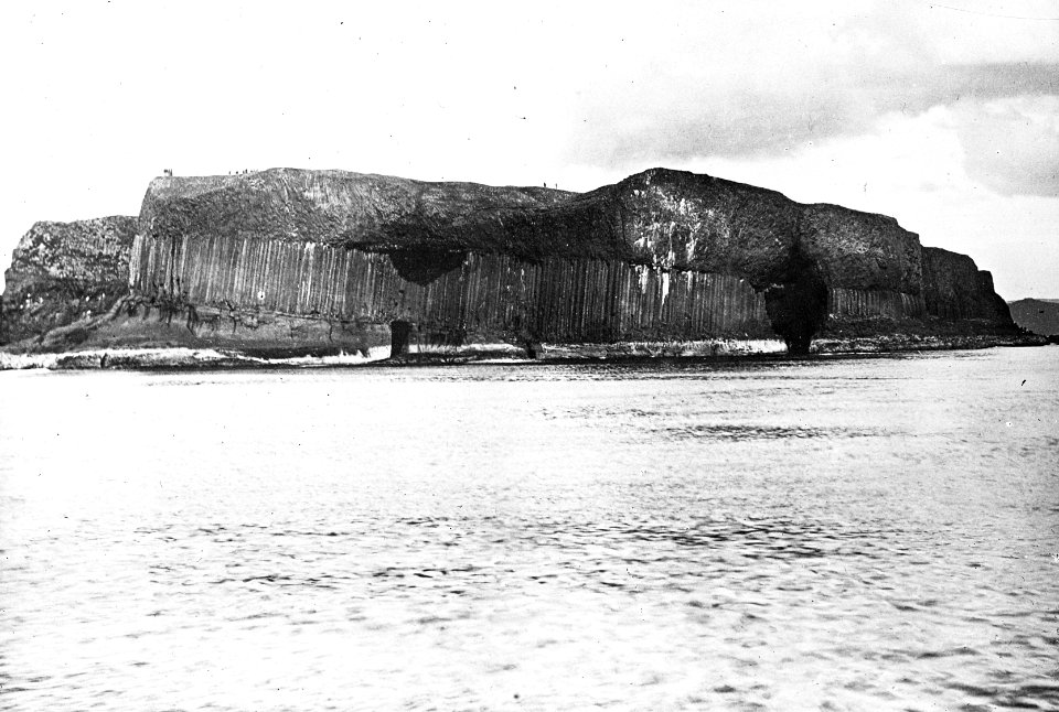 Geologie, basalt, Staffa, Groot-Brittannië, Bestanddeelnr 193-0300