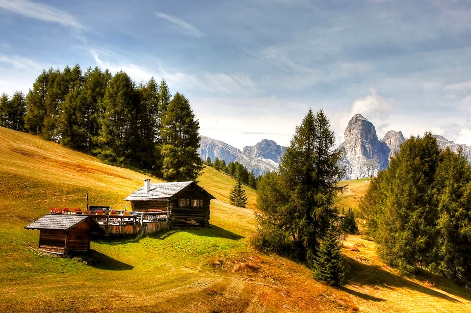 South tyrol alpine view
